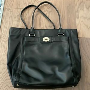Kate spade black leather bag